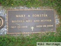 Mary A Forster