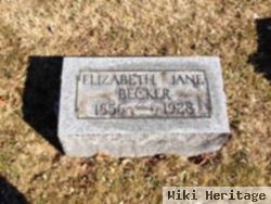 Elizabeth Jane "jennie" Poorman Becker