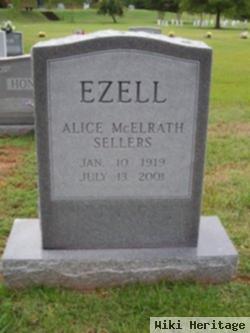 Alice Mcelrath Sellers Ezell
