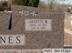 Annetta M. Jones