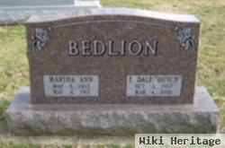 E Dale "dutch" Bedlion