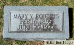 Mary Y Roberts