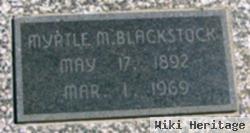 Myrtle M Blackstock