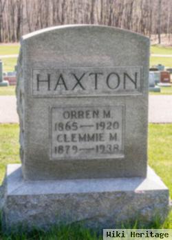 Orren M Haxton