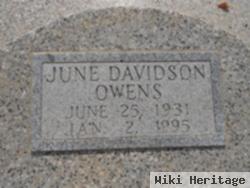 June Christine Davidson Owens