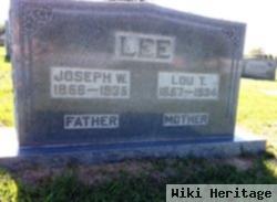 Joseph W. "joe" Lee