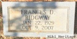 Frances D. Ridgway