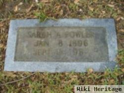 Sarah Eugenia Alexander Fowler