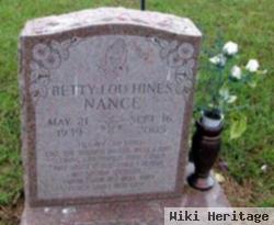 Betty Lou Hines Nance