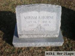 Miriam A. Bright Horne