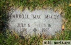 Carroll "mac" Mccoy