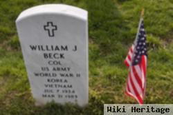 Col William J. Beck