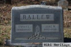 Emma L Holcomb Ballew