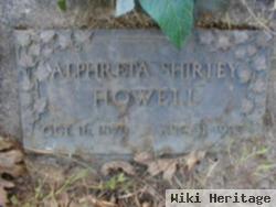 Alphretta Lena Shirley Howell