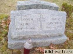 Jeanne R Cantwell Kehoe