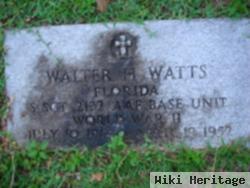 Walter H Watts