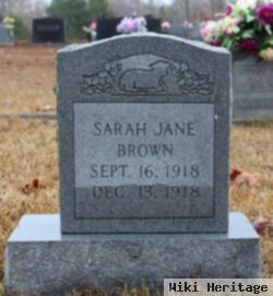 Sarah Jane Brown