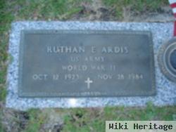 Ruthan Elbert Ardis