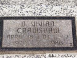 O Vivian Crawshaw