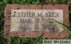 Esther M Swanger Beck