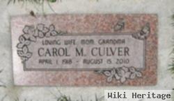 Carol M Culver