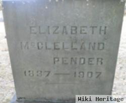 Elizabeth Mcclelland Pender