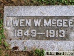 Owen W. Mcgee