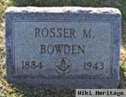 Rosser M. Bowden