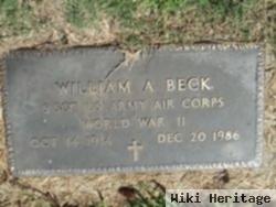 Sgt William A. Beck