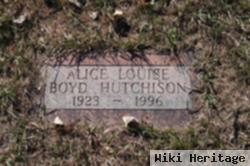 Alice Louise Boyd Hutchinson