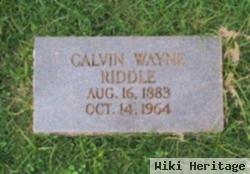 Calvin Wayne Riddle