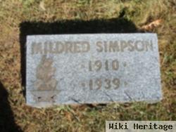 Mildred Lucille Boise Simpson