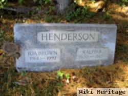 Ralph B Henderson