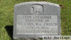 Leah Geraldine Creech