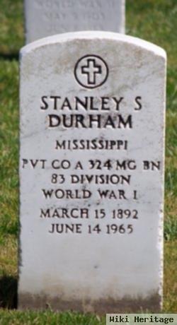 Stanley S Durham