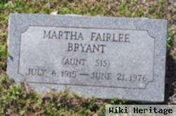 Martha Fairlee Bryant