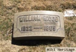 William A Ridge