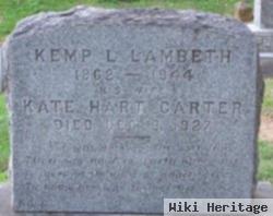 Kate Hart Carter Lambeth