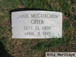 Janie Mccutchen Grier