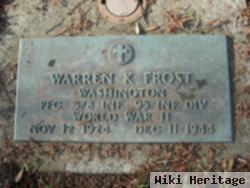 Warren K Frost