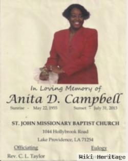 Anita Dianne Washington Campbell