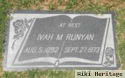 Ivah M Runyan