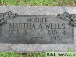 Martha A Shults Wells