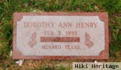 Dorothy Ann Henry