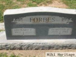 Leonard E Forbes