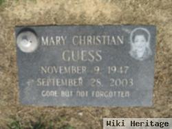 Mary Christian Guess