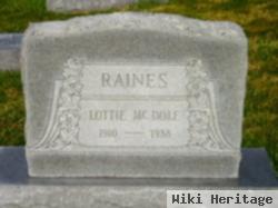 Lottie Mcdole Raines