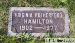 Virginia Rutherford Hamilton