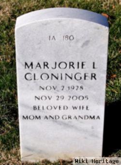 Marjorie Lee Reece Tucker Cloninger