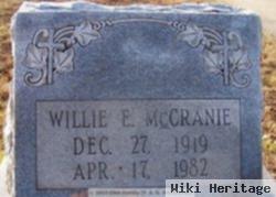 Willie E Mccranie